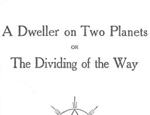 A Dweller on two Planets, Title page